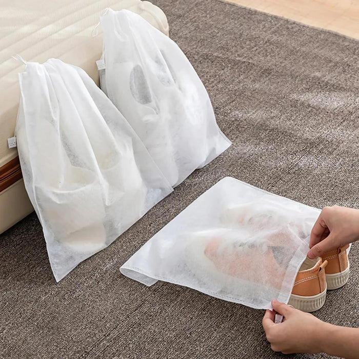 Juego de 10 bolsas de almacenamiento de zapatos portátiles e impermeables