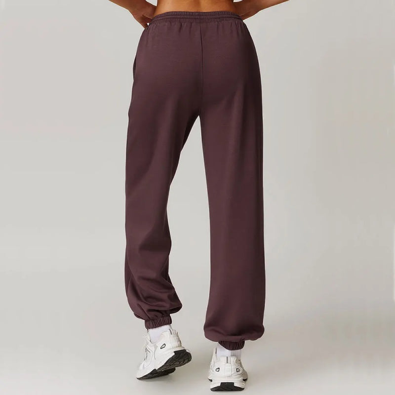 Jogginghose mit hoher Taille und lockerer Passform
