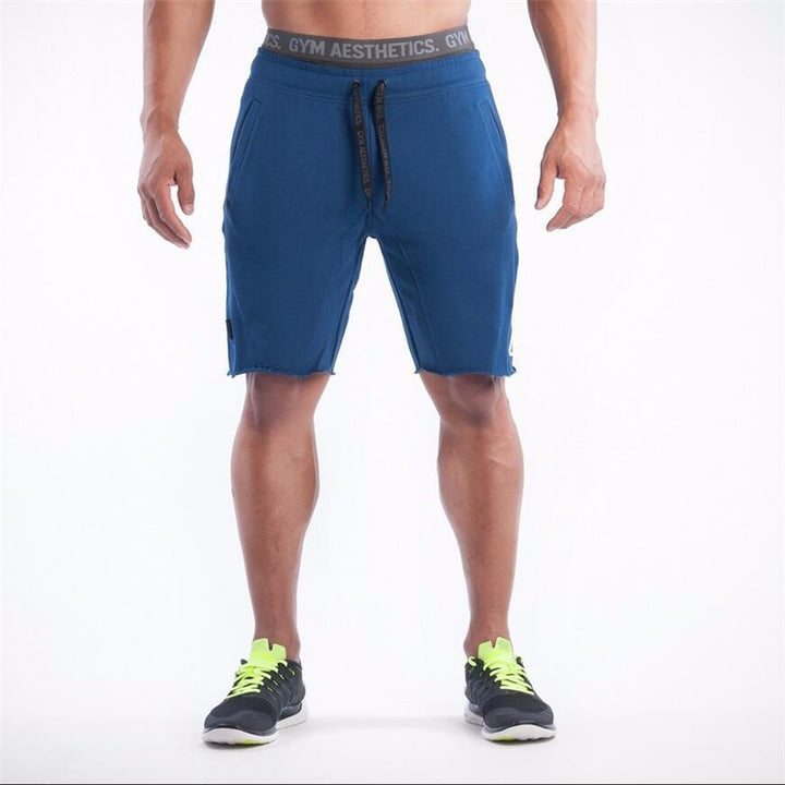 Muscle fitness Summer Shorts brothers Dr. sports pants five running training pants one generation - Blue Force Sports