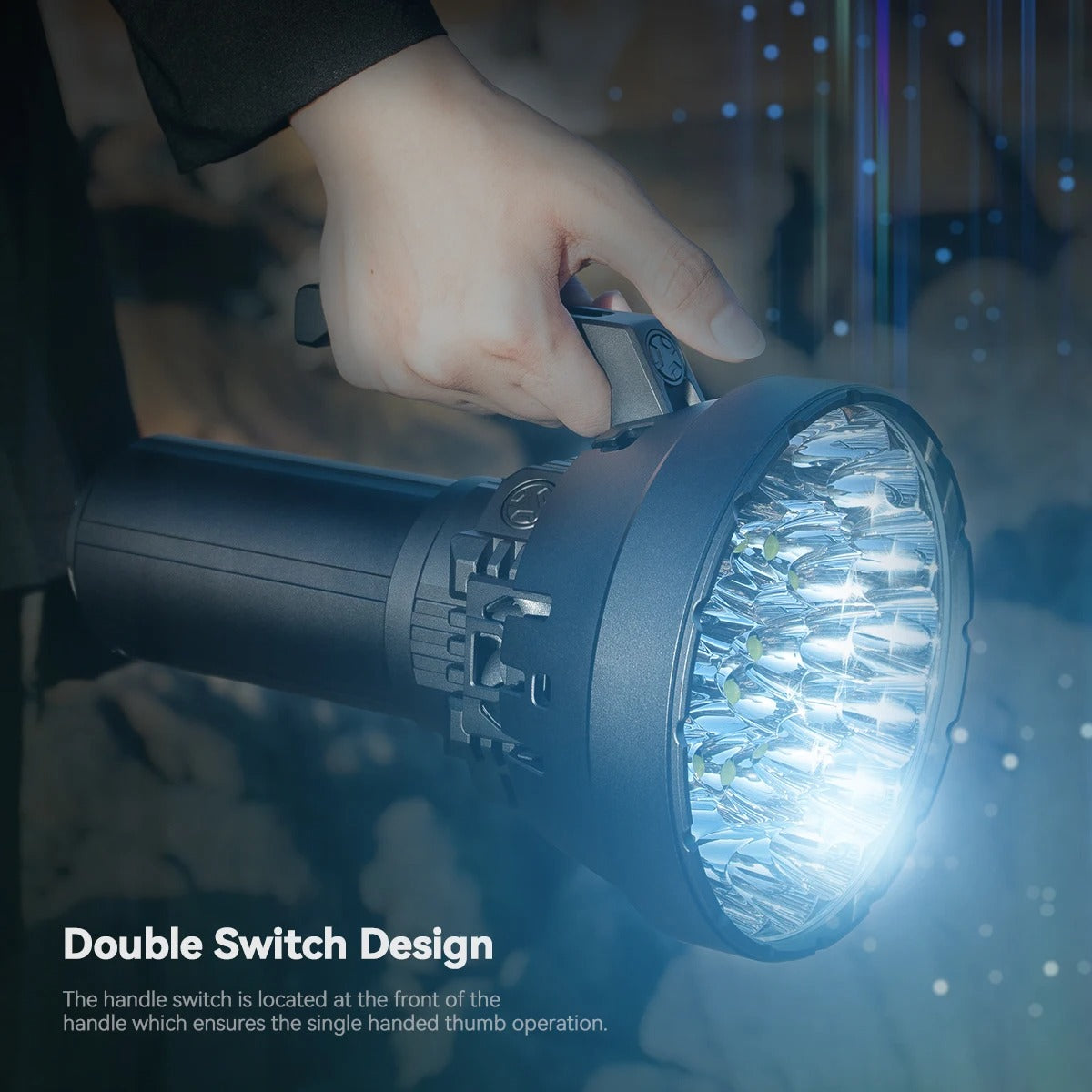 200.000 Lumen Hochleistungs-Suchscheinwerfer