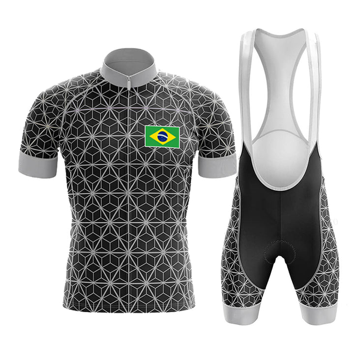 Summer Brazil Team Cycling Jersey Men's Tracksuit - Blue Force Sports