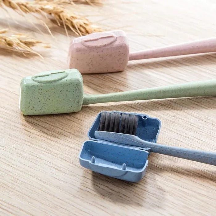 4-teiliges tragbares Zahnbürstenüberzug-Set