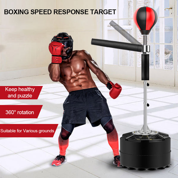 Boxing Ball Reaction Target Spinning Vertical Trainer - Blue Force Sports