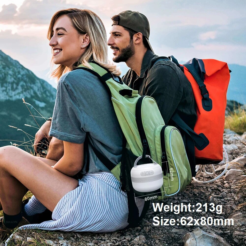 Wiederaufladbare mehrfarbige LED-Campinglaterne mit Powerbank und Notlicht