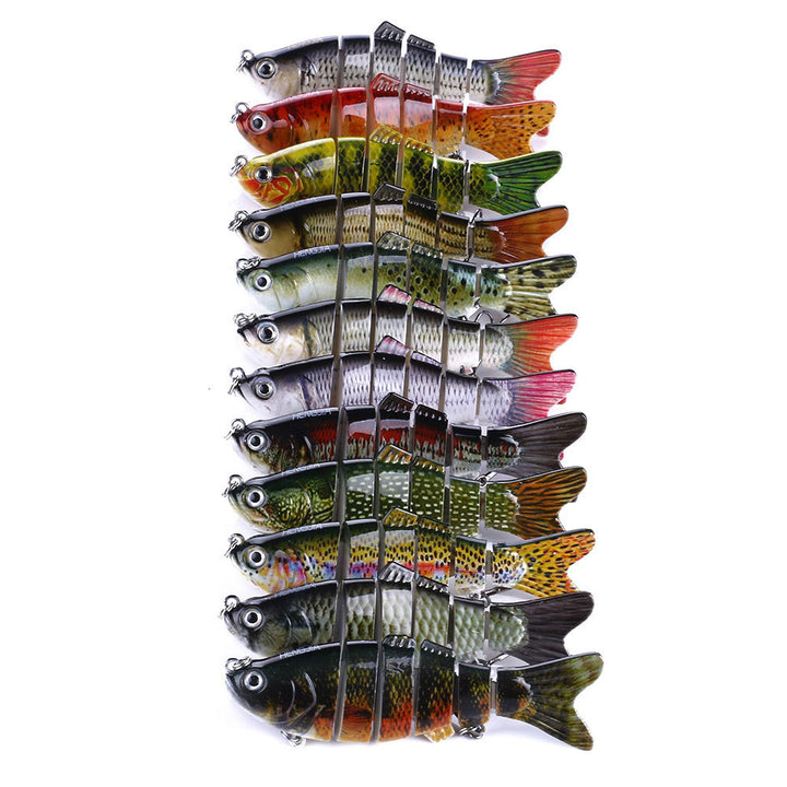 Multi-section Bionic Fake Bait Fish Road - Blue Force Sports