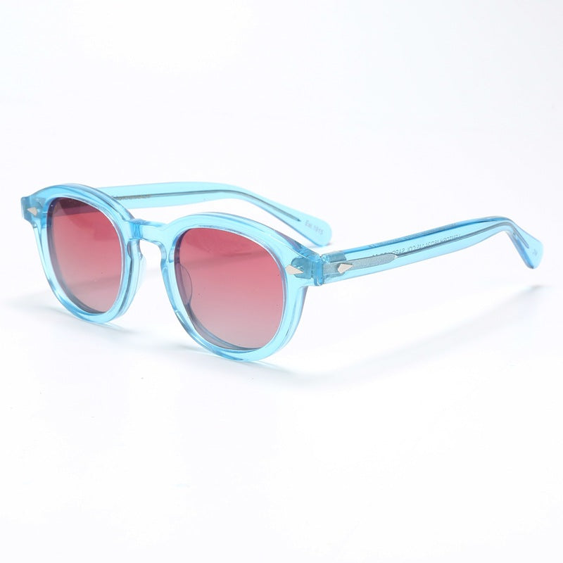 Retro Acetate Polarized Sunglasses - Blue Force Sports
