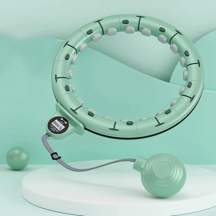 Adjustable Weighted Fitness Hoop