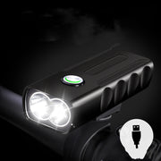 Night Riding Super Bright Headlight Rechargeable Riding Equipment - Blue Force Sports