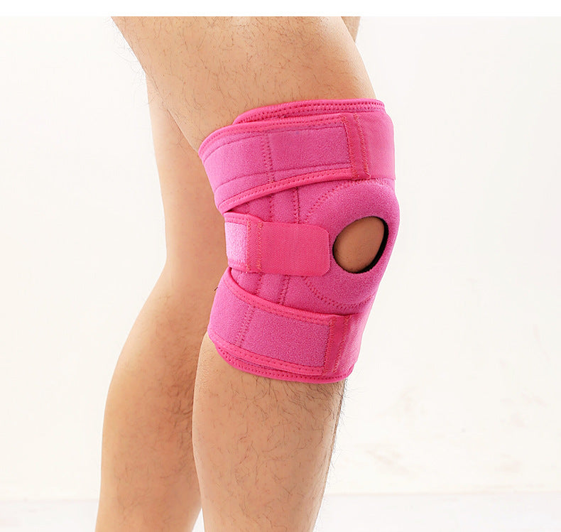 Sports mountaineering knee pads Silicone non-slip fitness spring sports knee pads - Blue Force Sports