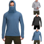 European And American Men's Breathable Light Sun Protection Clothing In Summer - Blue Force Sports