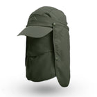 Sombrero para el sol definitivo para exteriores con protección extraíble para el rostro y el cuello