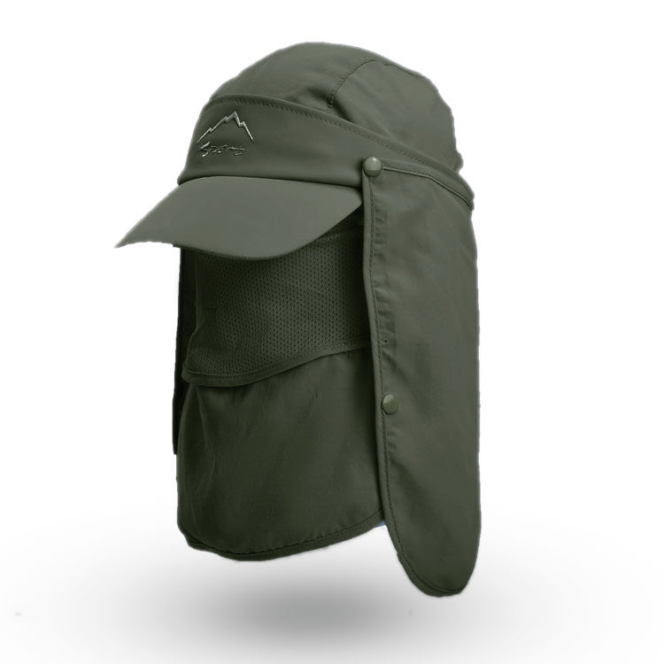 Sombrero para el sol definitivo para exteriores con protección extraíble para el rostro y el cuello