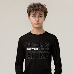 Funny Design Long Sleeve T-Shirt - Cool T-Shirt - Trendy Long Sleeve Tee - Blue Force Sports