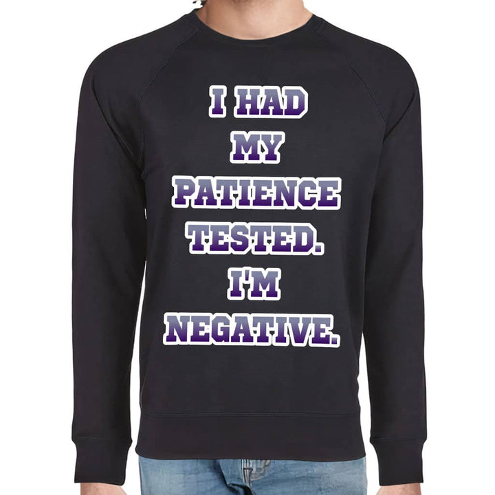 Funny Quote Raglan Sweatshirt - Graphic Crewneck Sweatshirt - Cool Trendy Sweatshirt - Blue Force Sports