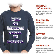 Funny Quote Raglan Sweatshirt - Graphic Crewneck Sweatshirt - Cool Trendy Sweatshirt - Blue Force Sports