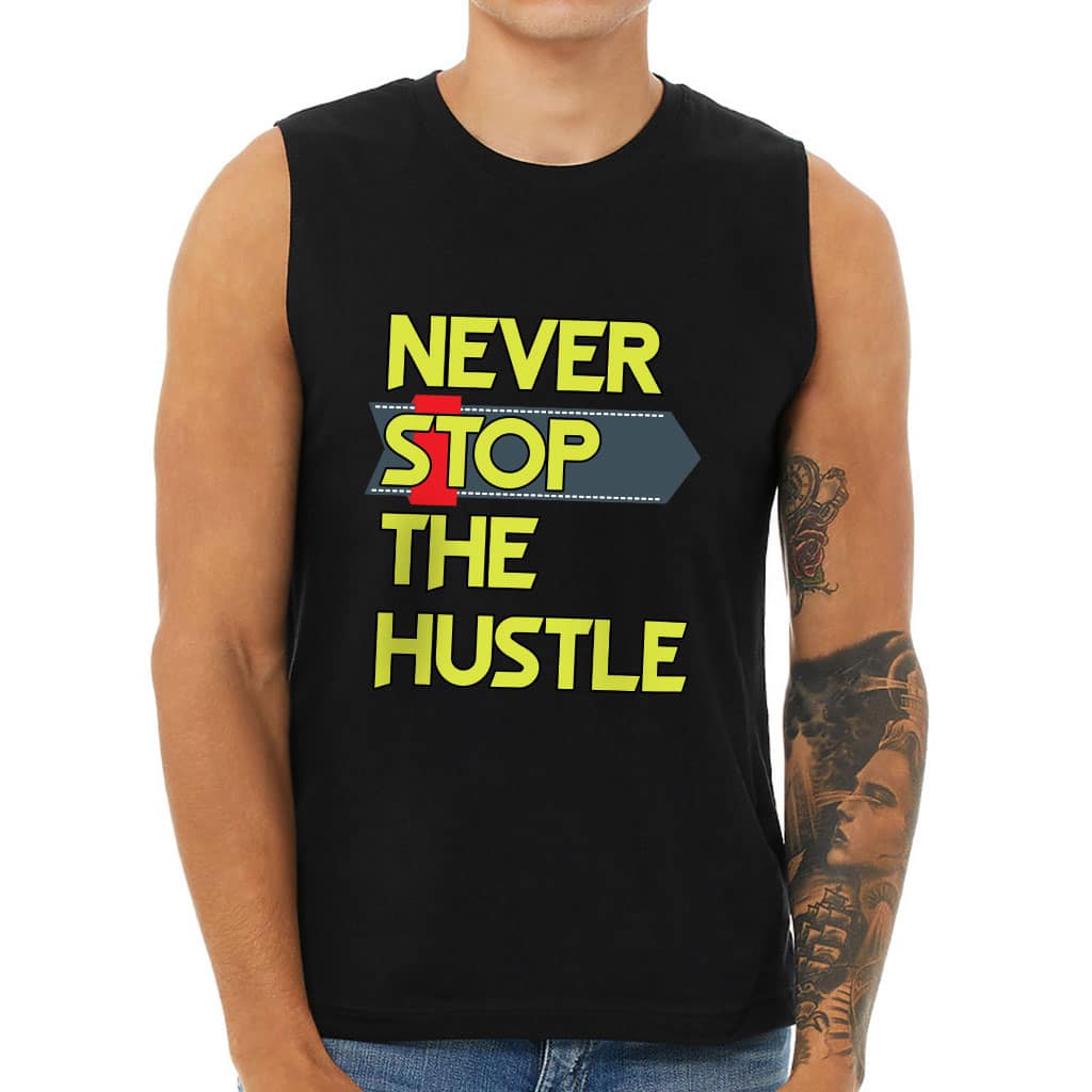 Cool Saying Men's Muscle Tank - Printed Men's Sleeveless T-Shirt - Trendy Tank