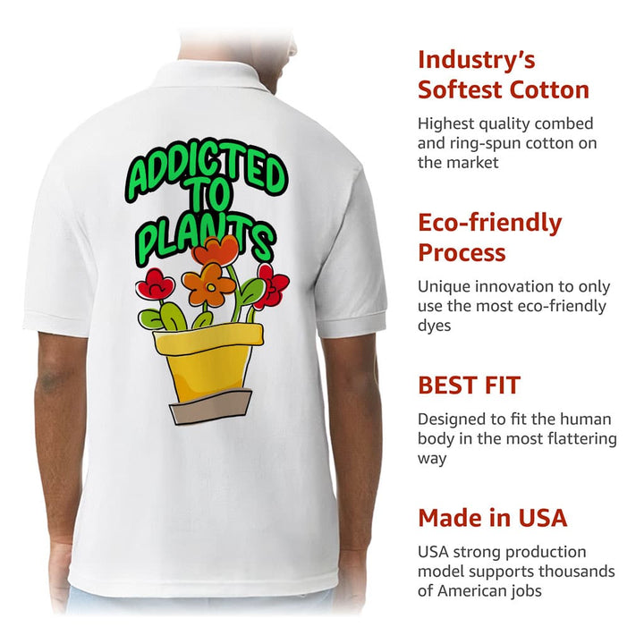 Plant Lover Jersey Sport T-Shirt - Trendy T-Shirt - Printed Sport Tee - Blue Force Sports