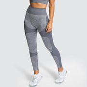 High Elastic Fitness Leggings - Blue Force Sports