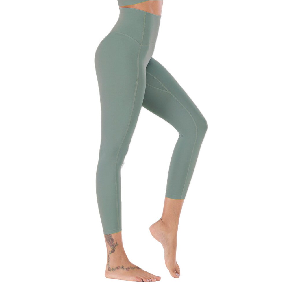 Women's Anti-Sweat Leggings with High Waist - Blue Force Sports