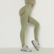 Women's Seamless Push Up Leggings - Blue Force Sports