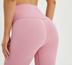 Elastic Waist Women's Nylon Sports Leggings - Blue Force Sports