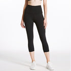 Elastic Waist Women's Nylon Sports Leggings - Blue Force Sports