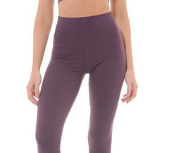 Elastic Waist Women's Nylon Sports Leggings - Blue Force Sports