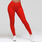 Women's Black Leggings with Push Up - Blue Force Sports