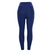 Women's Black Leggings with Push Up - Blue Force Sports