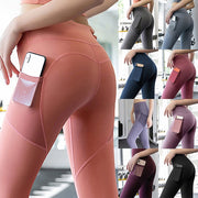 Women's Yoga Pants with Pocket - Blue Force Sports