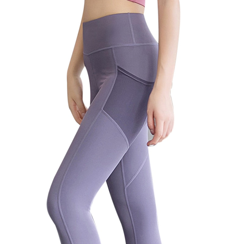 Women's Yoga Pants with Pocket - Blue Force Sports