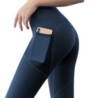 Women's Yoga Pants with Pocket - Blue Force Sports