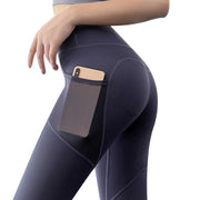 Women's Yoga Pants with Pocket - Blue Force Sports