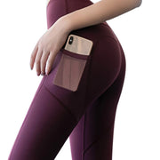 Women's Yoga Pants with Pocket - Blue Force Sports