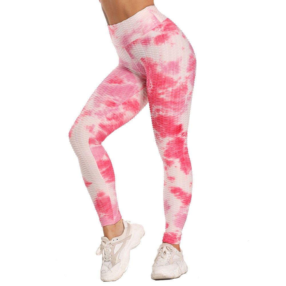 Women's Colorful Yoga Leggings - Blue Force Sports