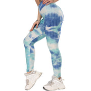 Women's Colorful Yoga Leggings - Blue Force Sports