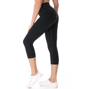 Stretchable Skinny Women's Yoga Capris - Blue Force Sports