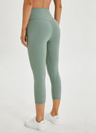 Stretchable Skinny Women's Yoga Capris - Blue Force Sports