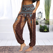 Women's Loose Yoga Pants - Blue Force Sports