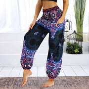 Women's Loose Yoga Pants - Blue Force Sports
