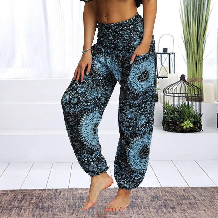 Women's Loose Yoga Pants - Blue Force Sports