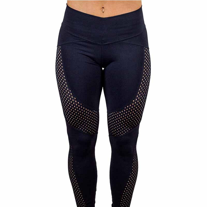Women's Elastic Summer Leggings - Blue Force Sports