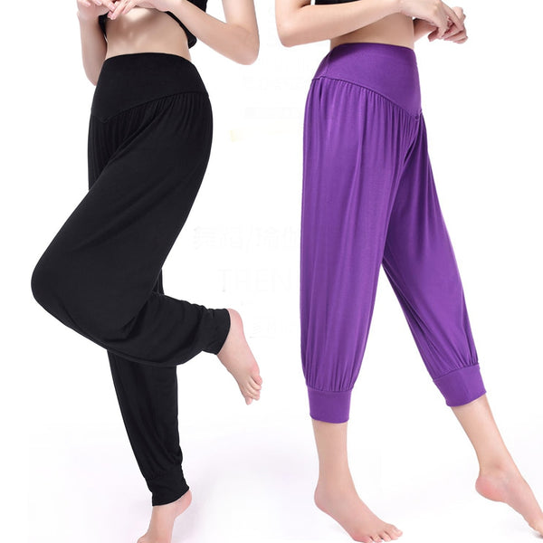Women's Loose Yoga Pants - Blue Force Sports