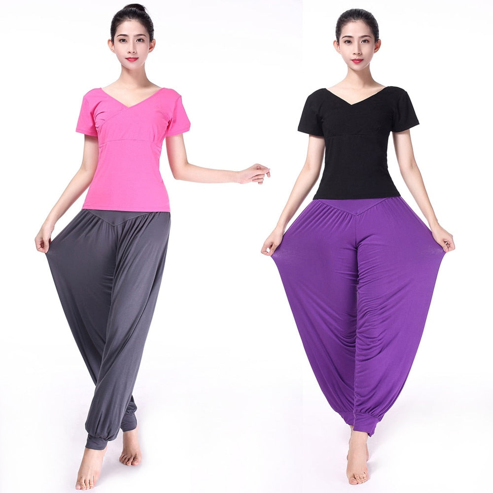 Women's Loose Yoga Pants - Blue Force Sports