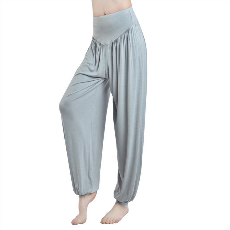 Women's Loose Yoga Pants - Blue Force Sports