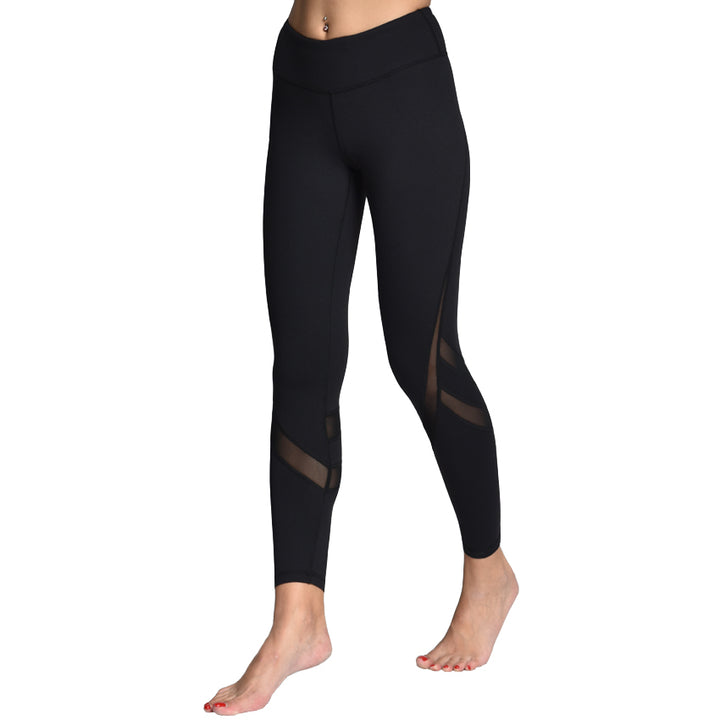 Trendy Colorful Women's Nylon Sports Leggings - Blue Force Sports