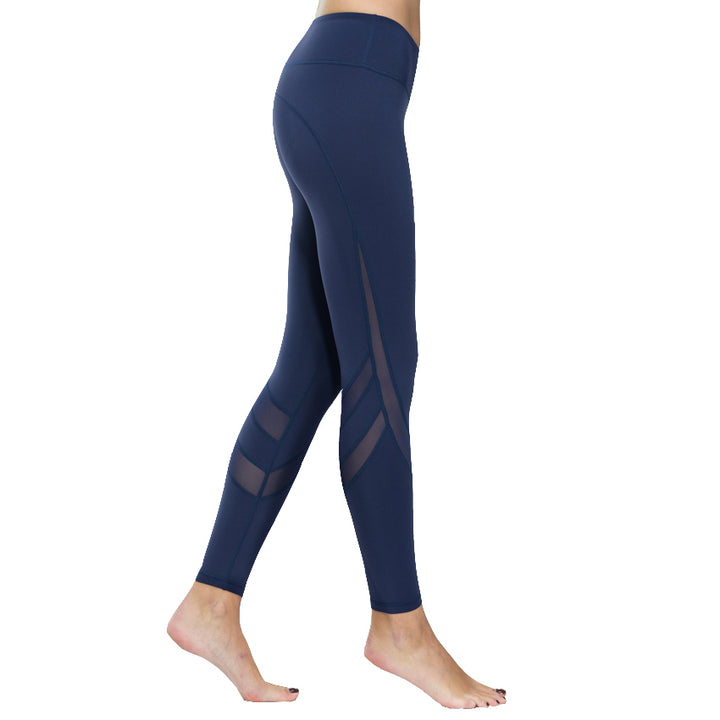 Trendy Colorful Women's Nylon Sports Leggings - Blue Force Sports