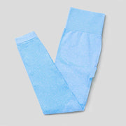 Ankle Length Fitness Leggings for Women - Blue Force Sports