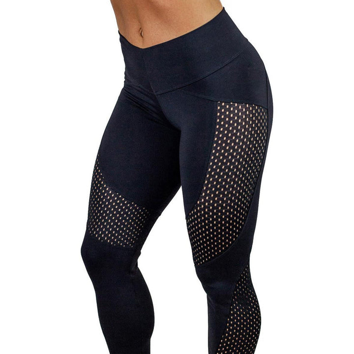 Women's Breathable Mesh Leggings - Blue Force Sports