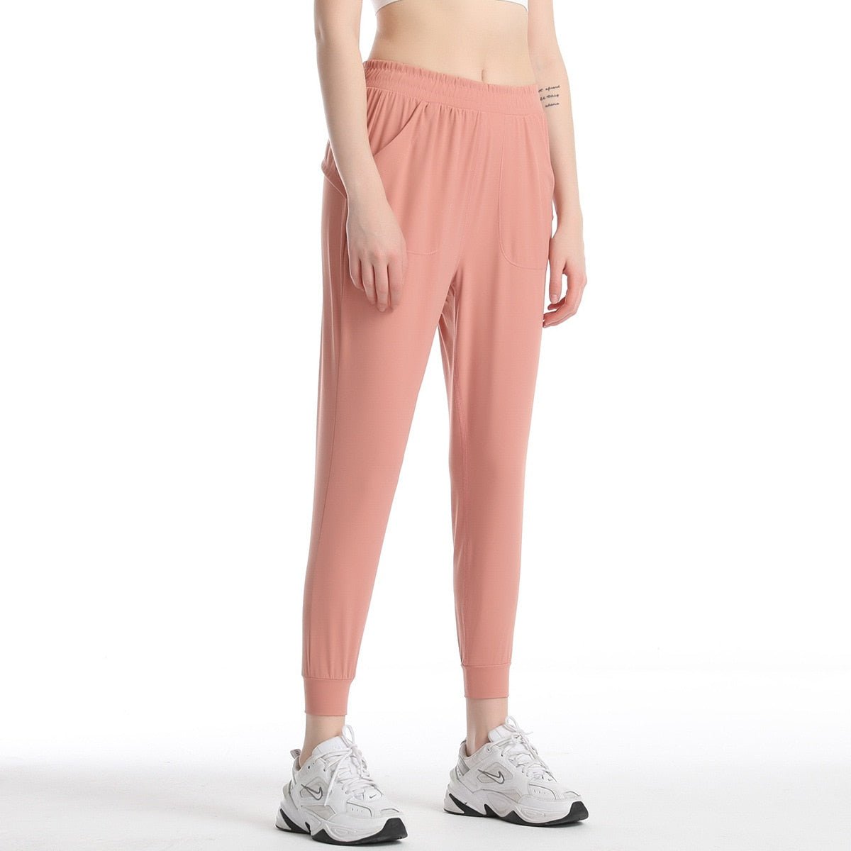 Women's High Waist Yoga Pants - Blue Force Sports